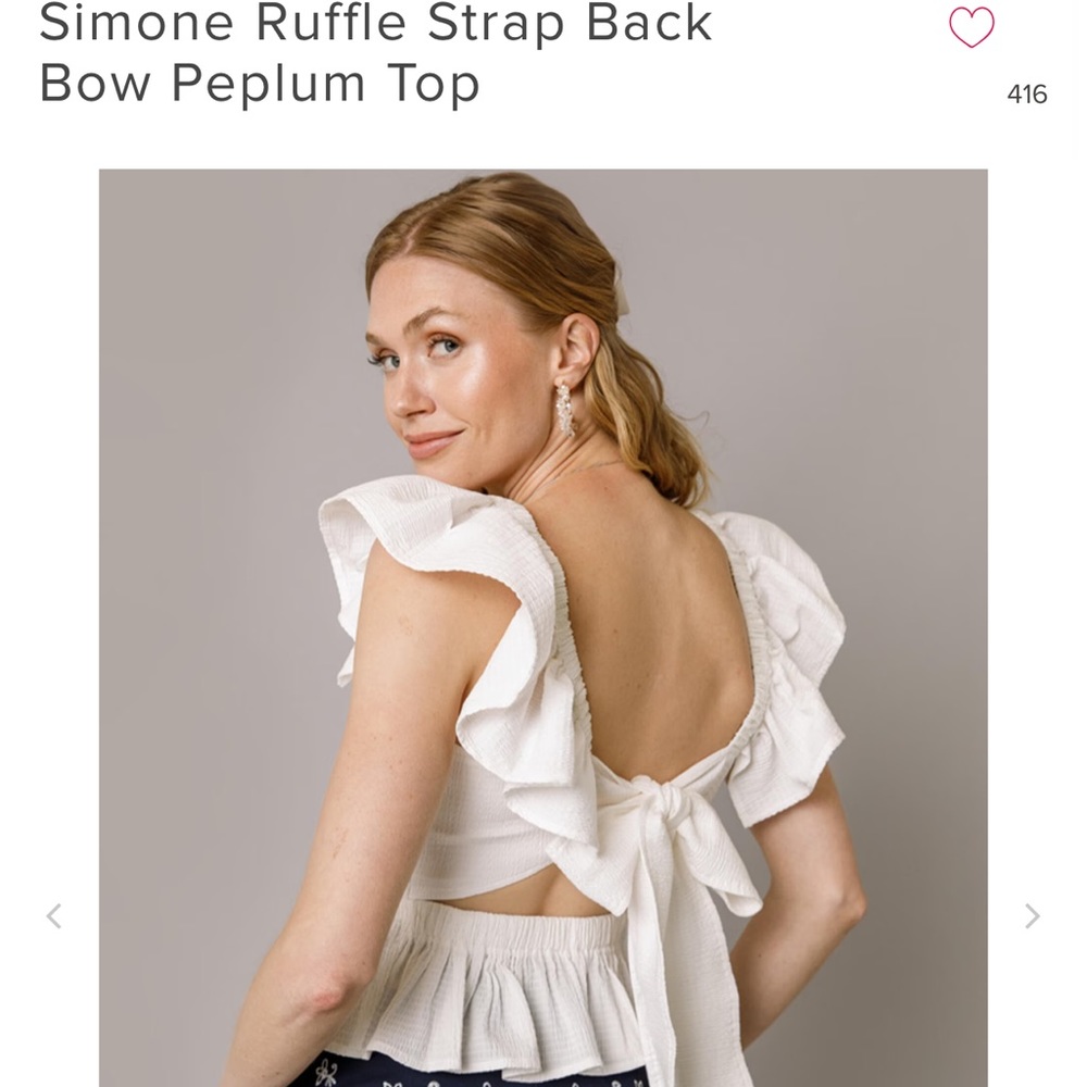 Ruffle Strap Top